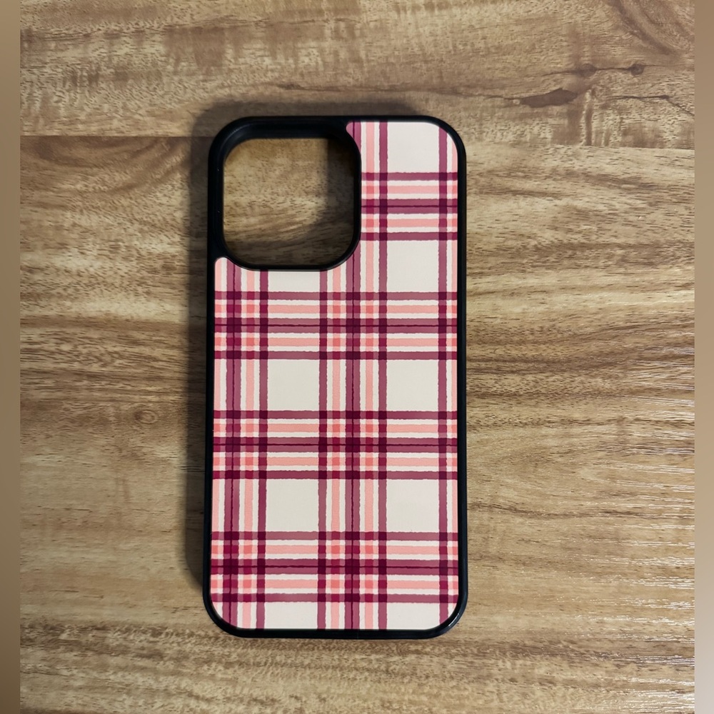 Plaid iPhone 13 Pro case